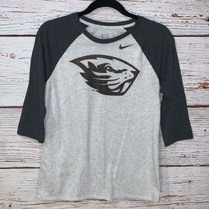 Nike The Nike Tee Beavers T-shirt Gray Size Medium